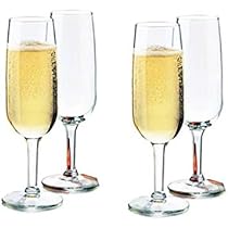 Libbey Preston Flute 4-Piece set