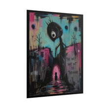Load image into Gallery viewer, Rolled Poster — Surreal Dark Art Print “The Only Way Out Is Through”

