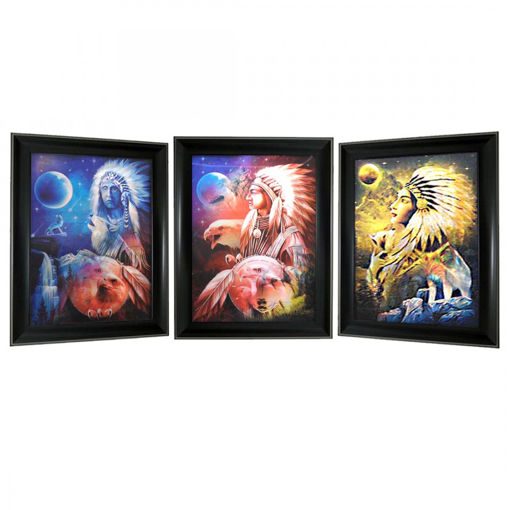 Indian hunter 3D Triple Image   (MINIMUM OF 4)