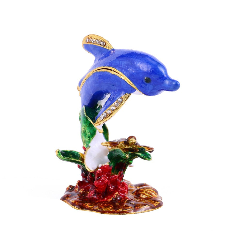 Crown with Cross Jewelry Case