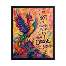 Load image into Gallery viewer, Whimsical Splatter Paint Calico Elephant Poster | Vibrant Rainbow Butterfly Sketch Grunge Animal Wall Art
