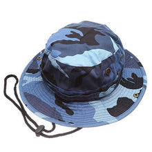 Load image into Gallery viewer, Newhattan Cotton Camo Safari Bucket hats Foldable Unisex
