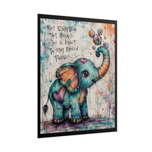 Load image into Gallery viewer, "Not Everything That Breaks You Is Meant to Stay Broken Forever" – Motivational Watercolor Canvas Poster
