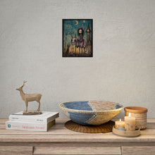 Load image into Gallery viewer, Be Weird Be Wild Be Wonderfully Unexplainable Rolled Poster — Gothic Whimsical Witchy Fantasy Wall Art
