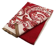 Load image into Gallery viewer, Double Layered Winter Soft Large Paisley Cashmere Feel Thick Scarf Shawl
