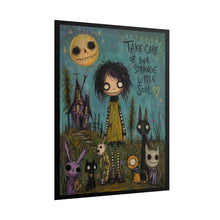 Load image into Gallery viewer, Take Care of Your Strange Little Soul Poster — Gothic Cute Rolled Art Print
