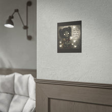Load image into Gallery viewer, Horror Art Poster — “Dark Times Make the Brightest Lights” Creepy Doll Wall Art
