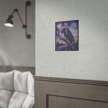 Load image into Gallery viewer, "The People You Trusted Were The Most..." Crow Wall Art | Starry Night Raven Print
