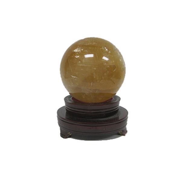 CITRINE BALL (STAND NOT INCLUDED) PRICES WILL VARY BASED BY POUND