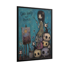 Load image into Gallery viewer, Rolled Poster — 'Chase Beauty Not People' Gothic Cute Art Print
