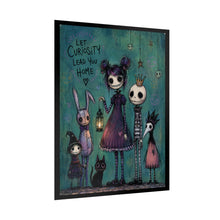 Load image into Gallery viewer, The Curious Little Wanderers — Creepy Cute Fantasy Poster
