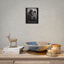 Load image into Gallery viewer, Rolled Poster - Gothic Couple 'Our love is the kind that haunts you even after death' Art Print
