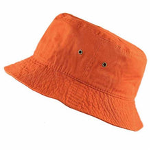 Load image into Gallery viewer, Newhattan 100% Cotton Solid Bucket hats Unisex
