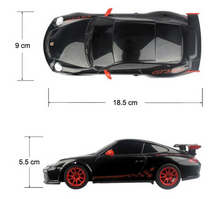 Load image into Gallery viewer, 1:24 RC Porsche GT3 RS (Black)
