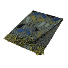 Load image into Gallery viewer, Large Paisley Pashmina Scarf Shawls A18
