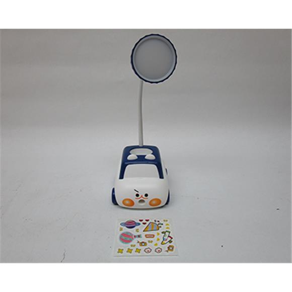 LIGHT & PENCIL SHARPENER BLUE CAR