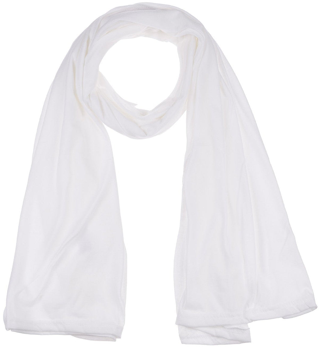 Solid Color Jersey Scarves Scarf Head Wrap Hijab Scarf