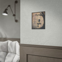 Load image into Gallery viewer, Rolled Poster – "Keep Hanging On Through The Wait" Gothic Girl Swing Art Print
