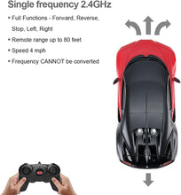Load image into Gallery viewer, 1/24 Scale Bugatti Chiron RC Model Car (Red)
