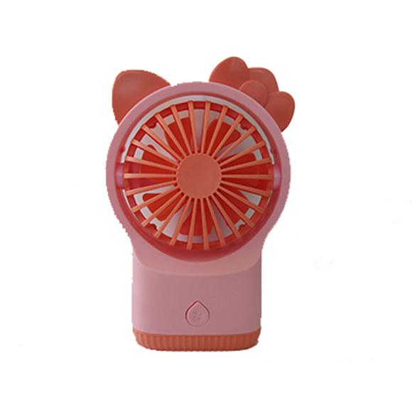 RECHARGEABLE KITTY FAN 3 SPEEDS PINK