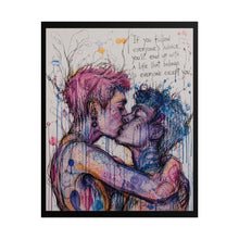 Load image into Gallery viewer, "Ancestral Patterns" Pride Art | Sketch Style Intricate Profile Portrait Poster

