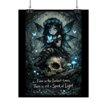 Load image into Gallery viewer, Rolled Poster — Gothic Fairy Spark of Light Wall Art

