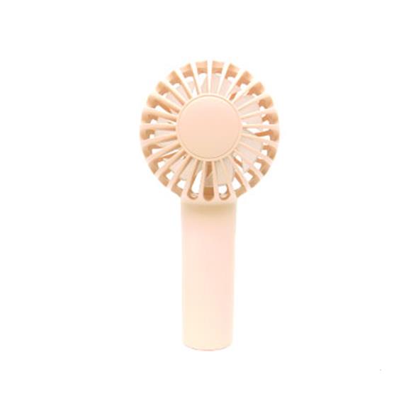 RECHARGEABLE PORTABLE MINI FAN 3 SPEED TAN