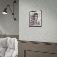 Load image into Gallery viewer, "Live Your Truth" Pride Wall Art | Fine Line Sketch Rainbow Flag Poster
