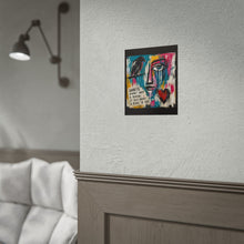 Load image into Gallery viewer, Abstract Expressionist Poster - "Sadness Doesn’t Need a Reason" Colorful Street Art Print

