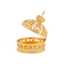 Load image into Gallery viewer, Crown with Cross Jewelry Case
