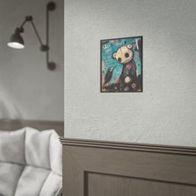 Load image into Gallery viewer, "Kindness Is A Revolution The World Has Forgotten" Teddy Bear Wall Art | Gothic Crow Print
