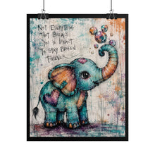 Load image into Gallery viewer, "Not Everything That Breaks You Is Meant to Stay Broken Forever" – Motivational Watercolor Canvas Poster
