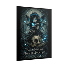 Load image into Gallery viewer, Rolled Poster — Gothic Fairy Spark of Light Wall Art
