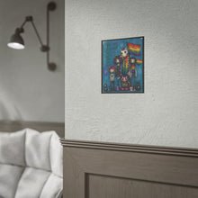 Load image into Gallery viewer, Alternative Emo Pride Wall Decor - "Be Your Strangest Self. That's How You Shine."
