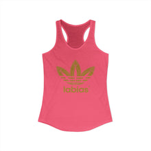 Load image into Gallery viewer, Labias Funny Parody Women's Ideal Racerback Tank
