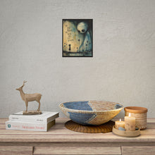 Load image into Gallery viewer, Poster — “We Don’t Break We Bend and Keep Growing” Dark Whimsical Art Print
