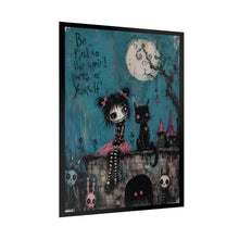 Load image into Gallery viewer, Be Kind to Your Weird Side Rolled Poster — Gothic Whimsical Wall Art
