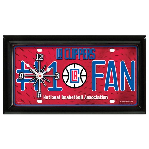 LOS ANGELES CLIPPERS CLOCK