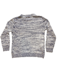 Load image into Gallery viewer, CPO Provisions Sweater Adult Medium Navy Ivory Knitted Pocket Outerwear Mens
