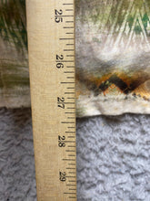 Load image into Gallery viewer, Catherines Shirt Womens 4X Green Brown Boho Tunic Lagenlook Swiss Dot Lace Plus
