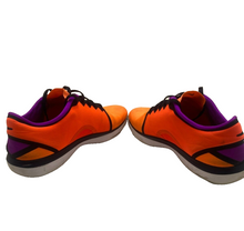 Load image into Gallery viewer, Nike Shoes Womens 9.5 Orange Black Lace Up Running Athletic Trainers Lunarlon
