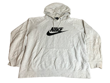 Load image into Gallery viewer, Nike Sweatshirt Adult Large Gray Swoosh Logo Hoodie Sweater Pullover Pocket Mens
