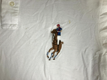 Load image into Gallery viewer, Ralph Lauren Shirt Adult 2XL White Preppy Patch #4 Big Flesh Pony Golf Polo Mens
