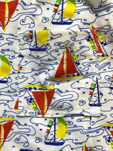 Load image into Gallery viewer, Vintage Jantzen Skirt Womens 14 (31x18) AOP Sailing Sailboat A-Line Pencil USA
