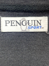 Load image into Gallery viewer, Penguin Vest Adult Large Black V-Neck Oversized Sport Golf Sweater Pullover Mens
