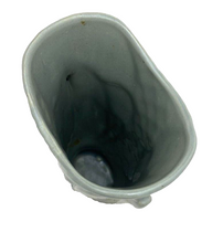Load image into Gallery viewer, Vintage Shawnee Vase Gray Glaze Art Nouveau
