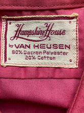 Load image into Gallery viewer, Vintage Hampshire House by Van Heusen Shirt Adult 16 Pink Bradley Button Up Mens
