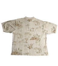 Load image into Gallery viewer, The Skins Game Shirt Adult Extra Large Beige AOP Cocktails Hawaiian Aloha Mens
