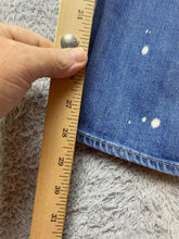 Load image into Gallery viewer, McGuire Anthropologie Jeans Womens (30x28) Blue Denim Whiskered Acid Wash USA
