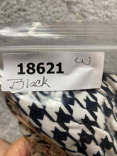 Load image into Gallery viewer, Links Jacket Womens 3X Black Houndstooth Contrast Full Zip Collared Plus Ladies
